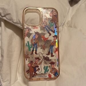 Toy Story Woody Holographic Clear iPhone 15 Case